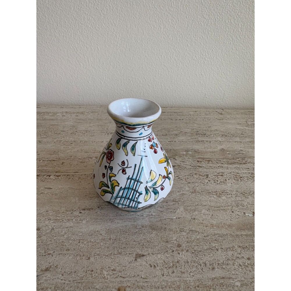 Berardos Hand Painted Mini Vase
